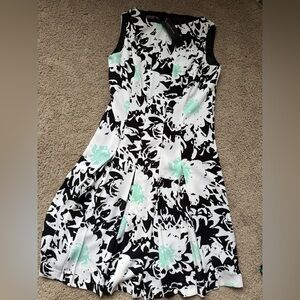 NWT Jones New York Boatneck Line Floral Dress 4